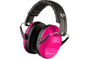 Vanderfields Casque Anti Bruit Adulte, 26dB Certifié CE, Casque Réducteur de Bruit, Protection Auditive Sécuritaire, Casque Sensitif, Casque Anti Bruit pour Autisme, Bricolage, Tonte, Chantier