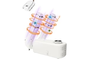 Aissom 4000MAH-602 Schuhtrockner Elektrisch, Stiefeltrockner mit 0-120mins Timer-Funktion,Schuhe Stiefeltrockner UV-Licht,faltbares Design für Schuhe, Handschuhe, Hüte, Socken, Skistiefel
