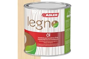 Huile Legno ADLER - incolore 750 ml - Huile universelle pour bois à usage intérieur - Protection et entretien du bois avec huile legno ADLER