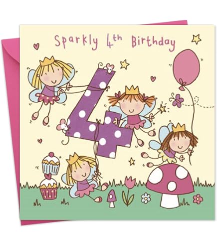 Twizler Biglietto Auguri 3 Anni Bambina - Ballerina E Fenicottero, Con Busta Rosa - 4