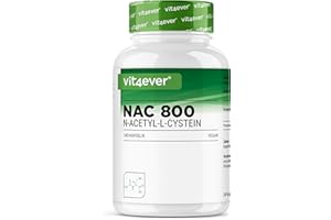 ‎VIT4EVER vit4ever NAC - N-Acetyl L-Cystein 240 Kapseln mit je 800 mg - 8 Monatsvorrat -Natürliche Form - Vegan - Hochdosiert - Premium Qualität