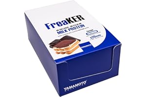 YAMAMOTO NUTRITION FreaKER 20 barrette da 50 grammi - barrette proteiche senza aggiunta di grassi idrogenati, olio di palma, collagene idrolizzato e proteine della soia (Tiramisù con copertura di cioccolato fondente)