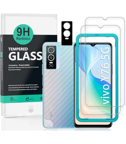 BROTECT AirGlass Panzerfolie Für Vivo Y72 5G – 9H Kratzfest, Anti-Fingerprint, Made In Germany, Ultradünn