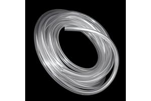 iMeistek Tuyau flexible en plastique PVC transparent de qualité alimentaire pour transfert d'eau et d'air 7 mm x 9 mm x 6 m