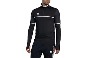 Under Armour Uomo Giacca Da Allenamento Challenger Con Cerniera 1/4, Blue/Green
