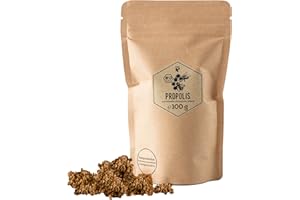 ‎BEEGUT beegut BIO Propolis roh, natürliches, frisch geerntetes & reines Bienenharz, 100g zur eigenen Weiterverarbeitung, 100% aus BIO Imkerei