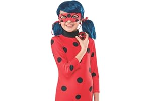 Rubies Official Miraculous Ladybug Childs Clip-on Earrings and Yo-Yo Set, Fancy Dress Accessory Set Halloween