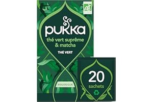 Pukka thé vert matcha suprême bio 20 sachets