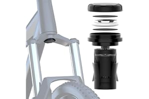 DLENP Fahrradhalterung Versteckt Gabel für AirTag, Anti-Diebstahl-Schutz-Hülle Air Tag Fahrradhalter, Wasserdicht GPS-Tracker-Fahrrad-Zubehör Kompatibel mit MTB-Federgabel mit Innendurchmesser 18-30mm