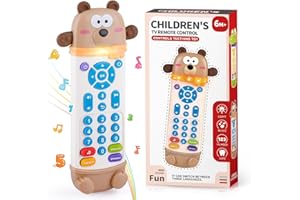 Afufu Pilot zabawka dla niemowląt ze światłami, Montessori zabawka edukacyjna angielski/francuski/hiszpański, wczesna muzyka, gry sensoryczne dla niemowląt, prezent dla noworodka, 6-24 miesiące