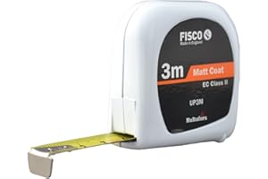 Fisco Uni-Plas - Flexómetro Clase II sin freno (3 m x 16 mm)