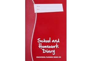 EDUCATIONAL PLANNING BOOKS LTD School and Homework Diary (Red)
