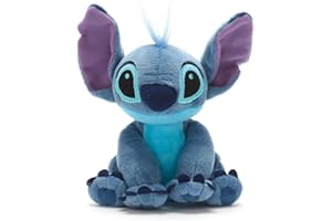 Disney Store Offizieller Stitch Mini-Bohnenbeutel aus Lilo & Stitch, 16 cm, Kuscheliges Alien Plüschtier für Kinder, Geeignet ab Geburt