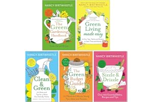 Nancy Birtwhistle Collection 5 Books Set (The Green Gardening Handbook, Green Living Made Easy, Clean & Green, The Green Budget Guide, Sizzle & Drizzle)