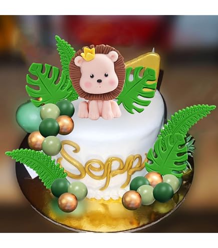 Bogoro 12 Figurines Roi Lion Cake Topper – PVC 3D, Décoration Gâteau Anniversaire Enfant, Thème Savane