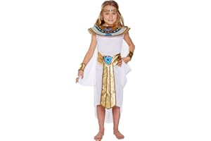 HENBRANDT EGYPTIAN GIRL CLEOPATRA KIDS FANCY DRESS COSTUME WORLD BOOK DAY WEEK OUTFIT (Egyptian Girl Costume)