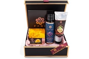 ‎PANU NATURAL Panu Geschenkset Medium - Entspannungs Geschenke für Frauen - Premium Gifts for Women Beauty Box - Wellnes Set für Frauen - Hochwertiges Geburtstagsgeschenk inkl. Glückwunschkarte