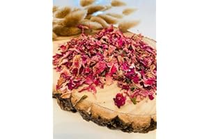 ANYCRAFT-UK Dried Petals, Flowers, Buds for Crafts, Wax Melts, Candles, Soap, Potpourri, Confetti (Pink Rose Petals, 10g)