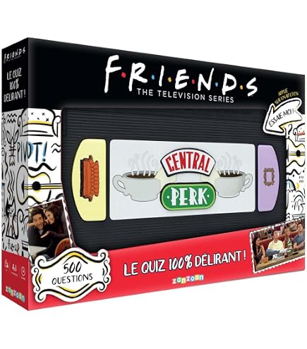 Jeu De Cartes Friends Wicked Wango - Quiz Sur La Série, 2 à 6 Joueurs, à Partir De 12 Ans
