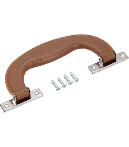 4 Maniglie Per Altoparlanti A Striscia 9.7 Pollici – Acciaio Con Molla, Nero Opaco, Per Casse PA E Subwoofer
