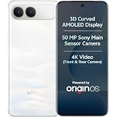 vivo S2 5G (Silk White, 8GB RAM, 128GB Storage) | 50MP Sony Camera | 4K Video | 7050 mAh Battery | 3D Curved AMOLED Display |