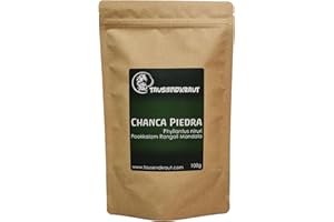 ‎TAUSENDKRAUT FÜR MEHR LEBENSQUALITÄT! Chanca Piedra - aus kontrolliert biologischen Anbau im Amazonas - Premium Tausendkraut Qualität - Labor geprüft - 100g