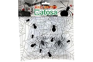 ATOSA telaraña decoracion halloween blanca 40 gr