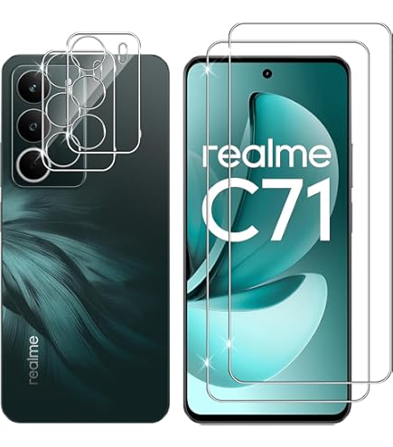 realme C71 5G Smartphone, 6,67 inch 120 Hz display, 6000 mAh accu, 8 256 GB, 50 MP camera, Octa-Core T7250 chipset, Foresta Ow, zonder adapter