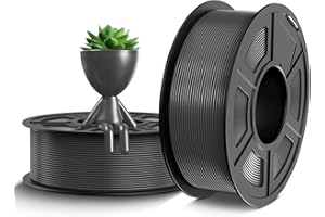 TECBEARS Filament PETG 1,75 mm, szary, 2 kg, duża wytrzymałość, filament do drukarki 3D PETG, szpula 2 sztuki, 1 kg, dokładność wymiarowa +/- 0,02 mm, pasuje do większości drukarek 3D FDM