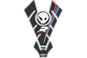 labelbike - Gel Autocollant 3D Protection Réservoir Tank Pad S 1000 R Moto Compatible avec BMW S1000R