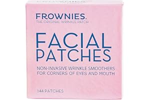 Frownies Anti-Wrinkle Patches for Corners of Eyes & Mouth. 144 Original Facial Wrinkle Smoothers. Prevent Wrinkles, Reverse signs of ageing Naturally
