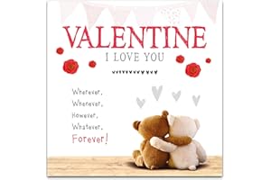 EMOTIONAL RESCUE Cute Valentine Romantic Valentine's Day Card for Girlfriend Boyfriend Wife Husband Partner, Valentine's Card, Card For Valentine's Day, Valentines Card, Valentines Day Card, Cuddly Bears