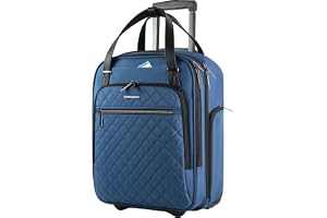 EMPSIGN 16 tum rullande handbagage under sätet, kompakt rullväska för övernattning & resor, perfekt för affärsresor, unisex f