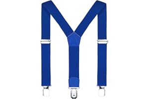 DonDon Bretelles pour enfant garçon 2 cm fin longueur réglable pour une hauteur de 80 cm jusqu´à 110 cm, de 1 à 5 ans