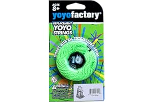 YoyoFactory YO-YO FICELLES - 10 Piéces, Vert Couleur, Convient à Tous Les Yoyos
