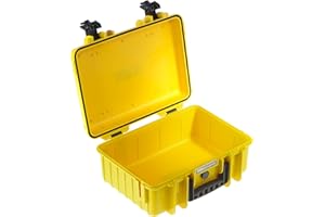 B&W INTERNATIONAL GMBH B&W walizka transportowa Outdoor Typ 4000 żółta – wodoszczelna zgodnie z certyfikatem IP67, pyłoszczelna, nietłukąca i niezniszczalna