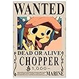 ANIME CREATION One Piece Wanted Poster | Chopper | Anime Wall Decor | A4 Size (21 x 29.7 cm) | Unframed