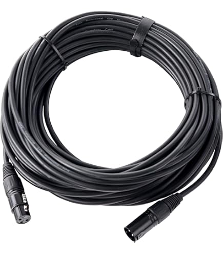 System-S Audiokabel 50 cm Mini XLR 3-polige bus naar XLR 3-polige stekker adapter zwart