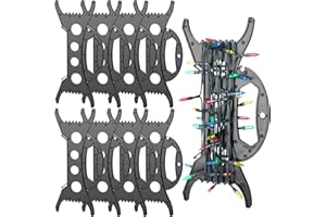 PURPLE STAR 8 PCS All Purpose Light Storage Holder-11.8Inch Christmas Light Cord Wind Up Storage Organizer-Holiday Light Storage for Tree Lights Extension Cord Garland（NO Light String）