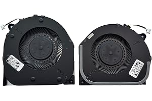 VOLTAGURU CPU+GPU Lüfter Set für Legion Y530-15ICH-1060 type 81LB, Y7000-2019-PG0 81T0; PN: NS85C21-18E11, DC28000DRD0, DC28000DPF1, DC28000DKD0, 5F10S99582, DC28000DKD1, DFS200405CA0T