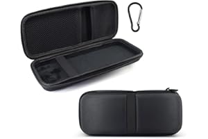 ZLIT Custodia rigida per stetoscopio, custodia da viaggio in EVA, adatta per casa, medici, infermieri, stetoscopio e accessori (nero)