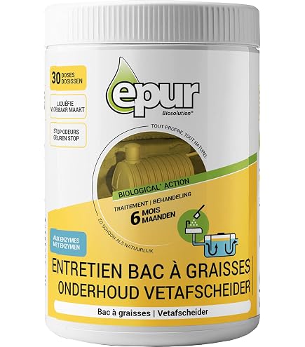 YUCHENGTECH Bac à Graisse Sous évier 22L – Séparateur Graisse-eau En PP Pour Cuisine Pro Ou Maison, Facile à Installer Et à Nettoyer