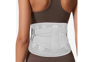 GuKKK Fascia Lombare Posturale, Fascia Lombare Supporto Schiena per Uomini e Donne Donne, Busto Ortopedico Lombare per il dolore da Sciatica,fascia posteriore traspirante per lavoro (M)