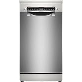 Bosch, Dishwasher, Series 4, 45 cm, 10 Service, Inox, SPS4HMI13E | Compact format with extra drying and control from the Home