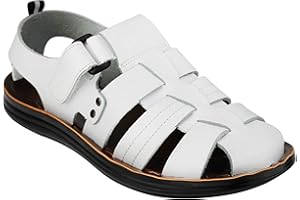 Xposed Mens Leather Cross Strap Sandals Jesus Style Summer Holiday Beach Walking Mules