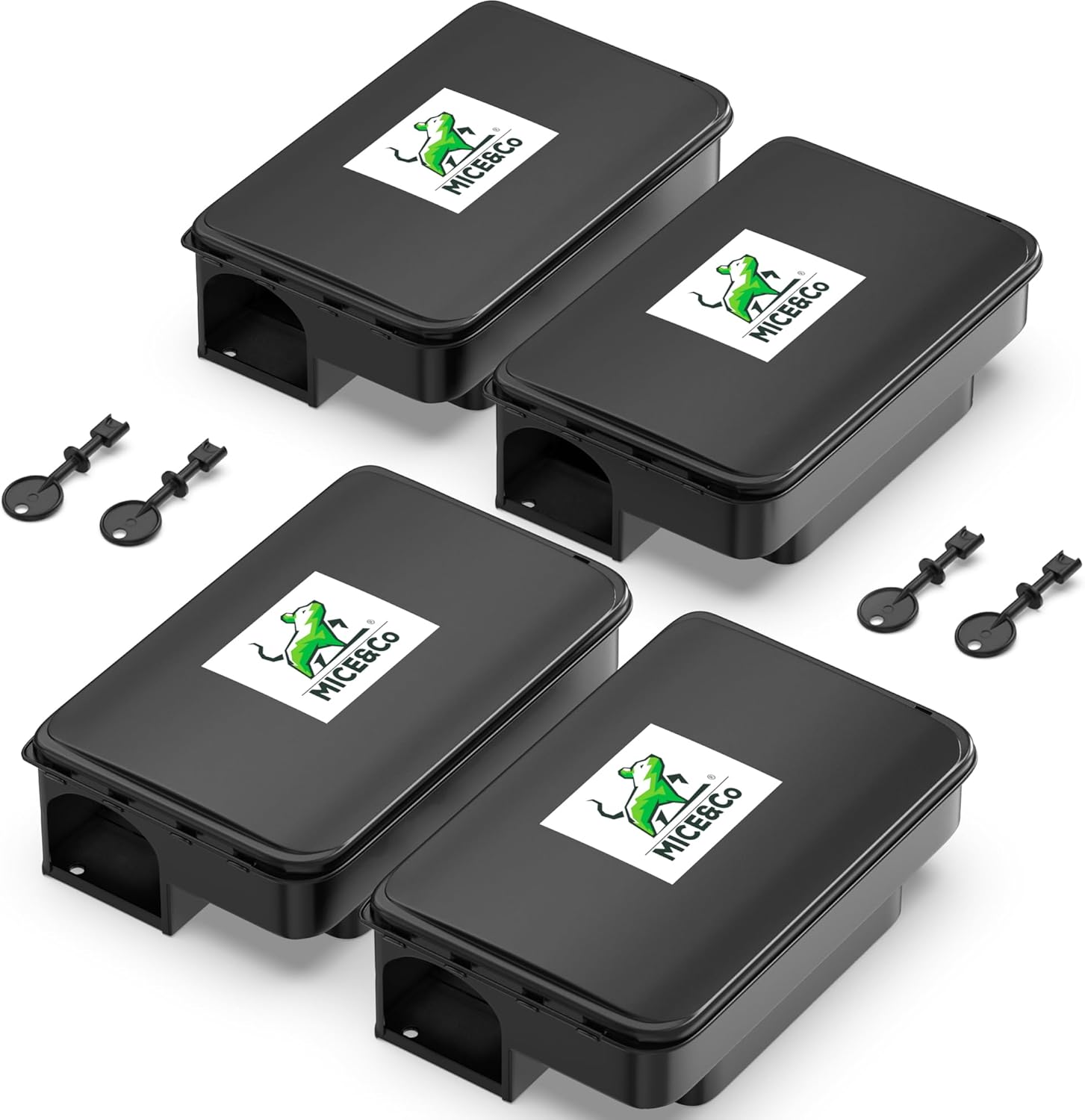 Prise en Main & Utilisation au Quotidien : Mice Co x4 Boîtes à Appât Raticide Pièges à R