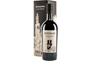 VECCHIO MAGAZZINO DOGANALE Jefferson Amaro Importante, 700 ml, Note Agrumate ed Erbacee, Ideale con Bitter e Vermouth, Botaniche Selezionate e Raccolte a Mano, Jefferson Amaro Calabrese, Confezione Regalo, 30% Vol.