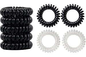 ZITFRI 16PCS Coleteros Mujer Gomas Pelo Espiral Coleteros Pelo Mujer Goma Pelo Mujer Elástica Goma de Pelo Resistente Gomas Pelo Mujer Gomas del Pelo Suave para Cabello de Niñas Goma Pelo Espiral