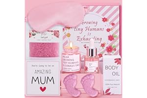 TUDOU Baby Shower Gifts, Mum To Be Gifts, New Mum Pamper Kit, Relaxation New Mum Care Package Pregnant Gifts For Mum Expecting, Mum To Be Hamper New Mum Presents For Her, 100% Natural Organic Vegan