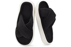 NineCiFun Plattform Hausschuhe für Frauen Innen und Außen Breite Frauen Sommer Hausschuhe Offene Zehe Slide Haus Schlafzimmer Schuhe